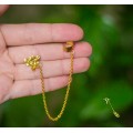 Кафф "Цветы". С цепочкой 